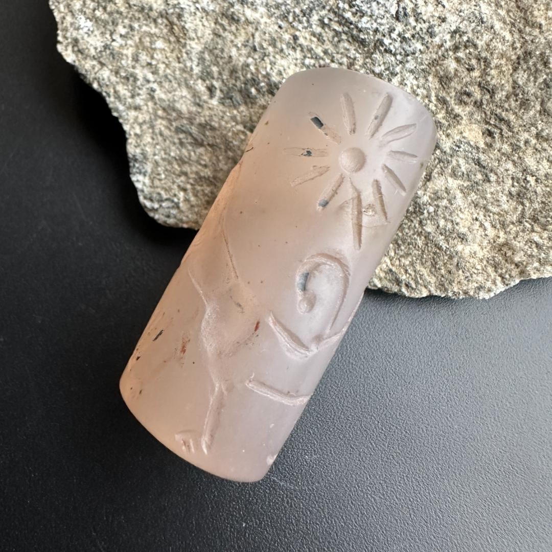 筒印章 古代メソポタミア文明 英雄と怪物 スタンプ パワーストーン 1494