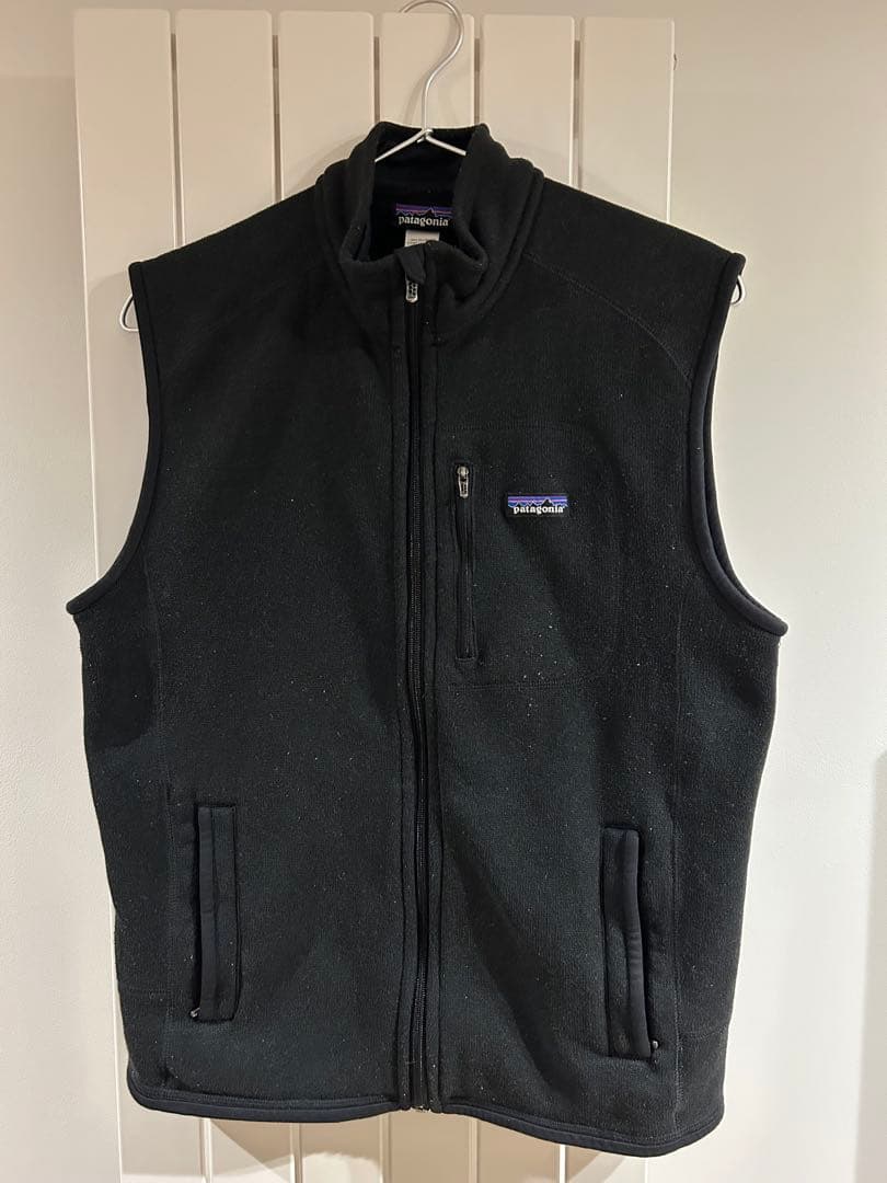 Patagonia ベターセーターベスト　ブラック フリースベスト patagonia（パタゴニア） ニットフリース ベスト メンズ フルジップ