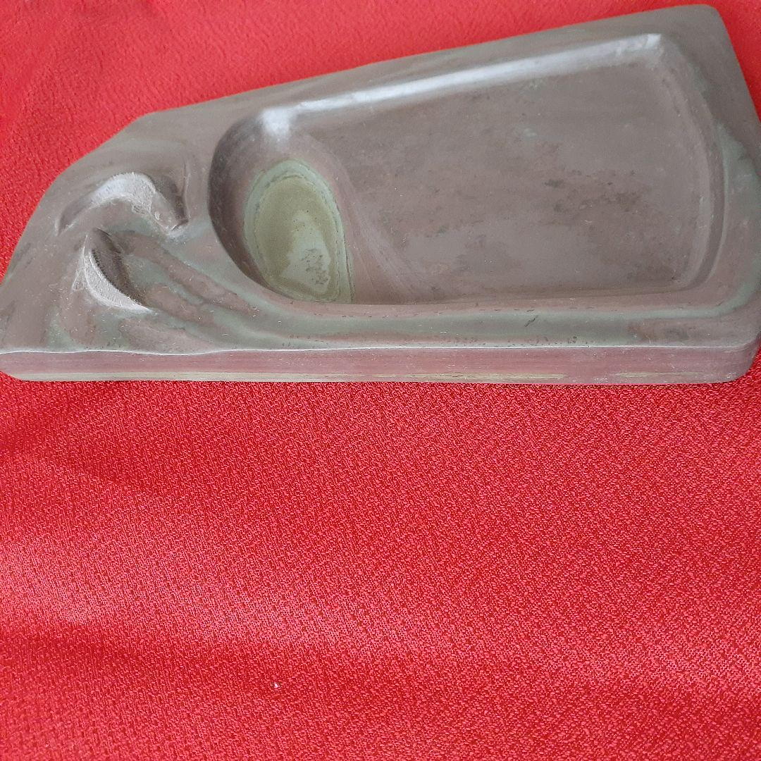 ❤️芸術の秋‼️韓国の硯 鯉の動きのあるやさしい彫刻が珍しいステキな
