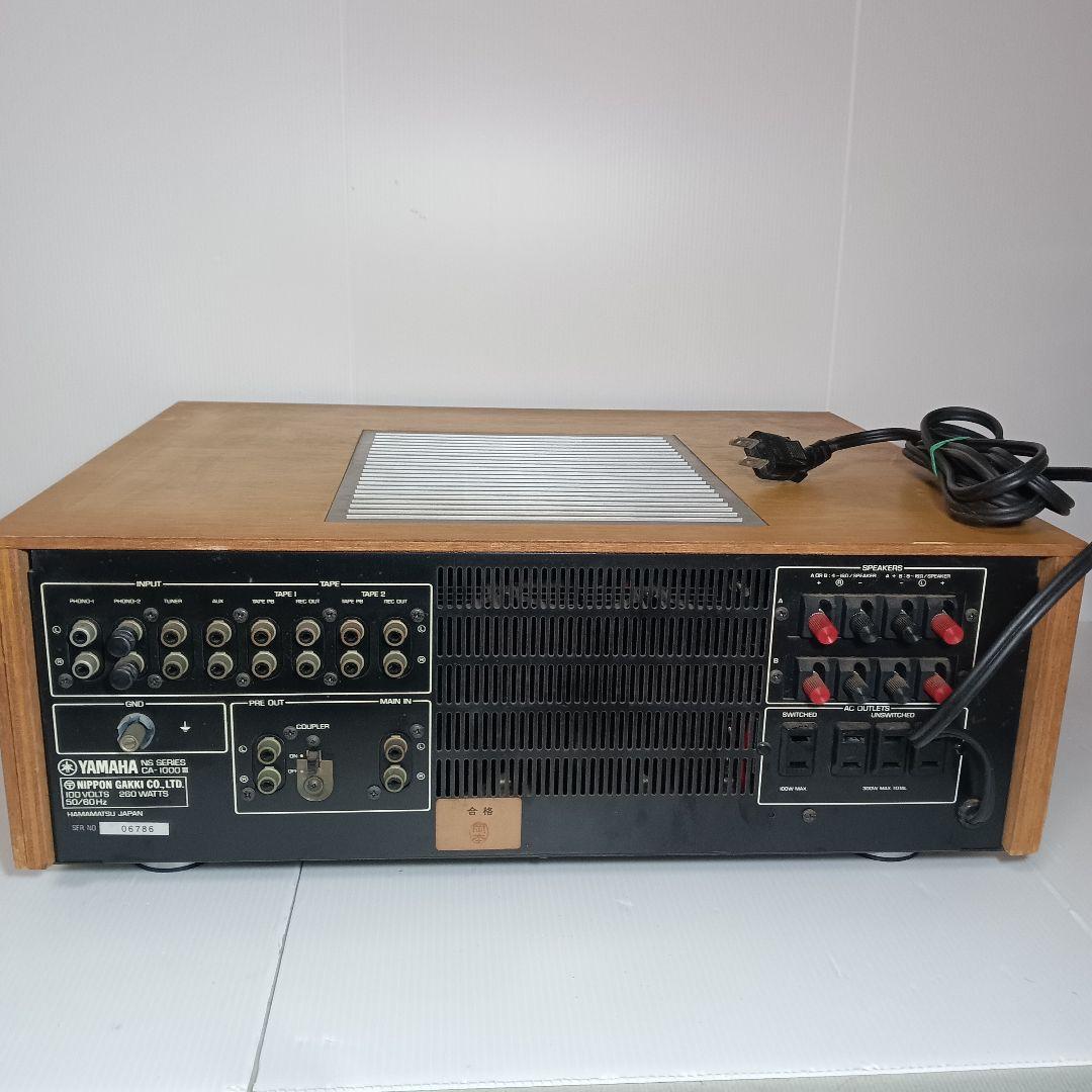 現状品 通電確認 YAMAHA CA-1000III プリメインアンプ ヤマハ - アンプ