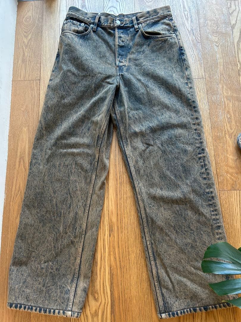 DRIES VAN NOTEN ワイドレッグデニム　size32 Dries Van Noten: Blue Wide Leg Jeans | SSENSE