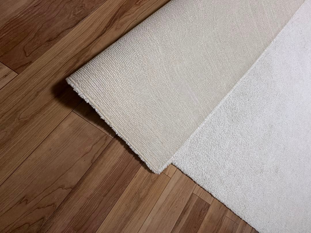 IKEA STOENSE ストエンセ ラグ オフホワイト 200x300 cm - ラグ