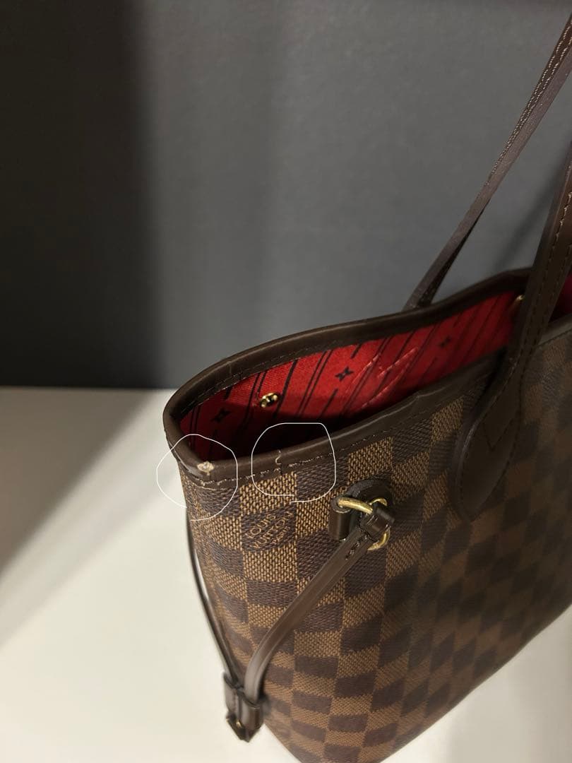 最終値下げ】ルイヴィトン レディース 肩掛け ダミエ ネヴァーフルPM