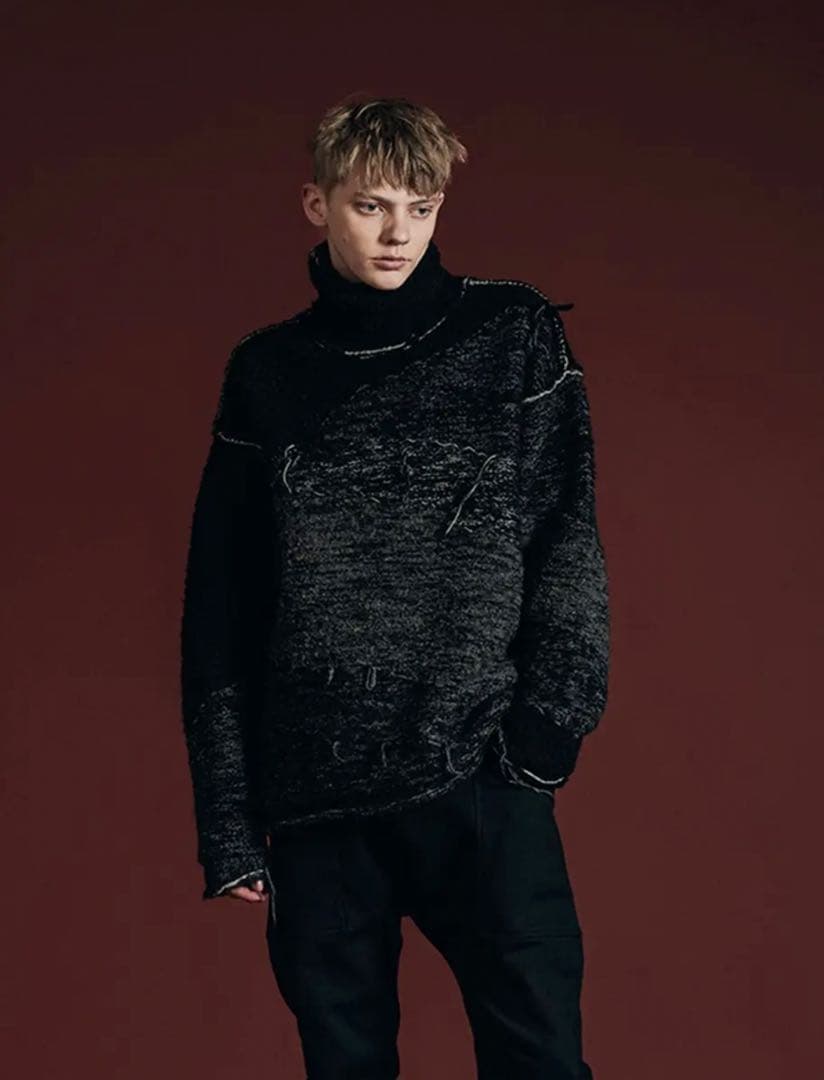 theviridianne★Reversible Grunge Sweater ザ ヴィリディアン The Viridi-anne Reversible Grunge Sweater