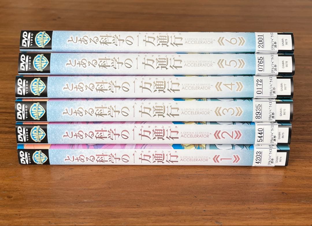 とある科学の一方通行(アクセラレータ) DVD 全6巻 全巻セット