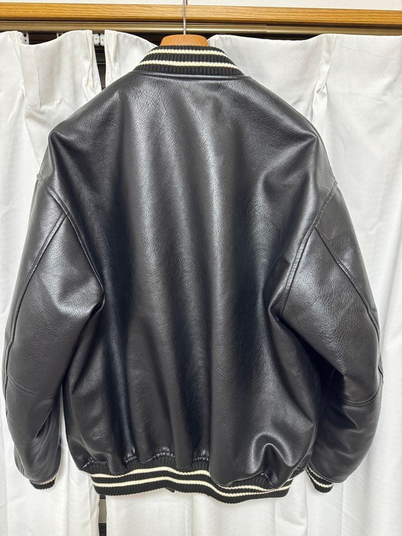 NAUTICA アーチロゴ レザー アワード ジャケット オンライン