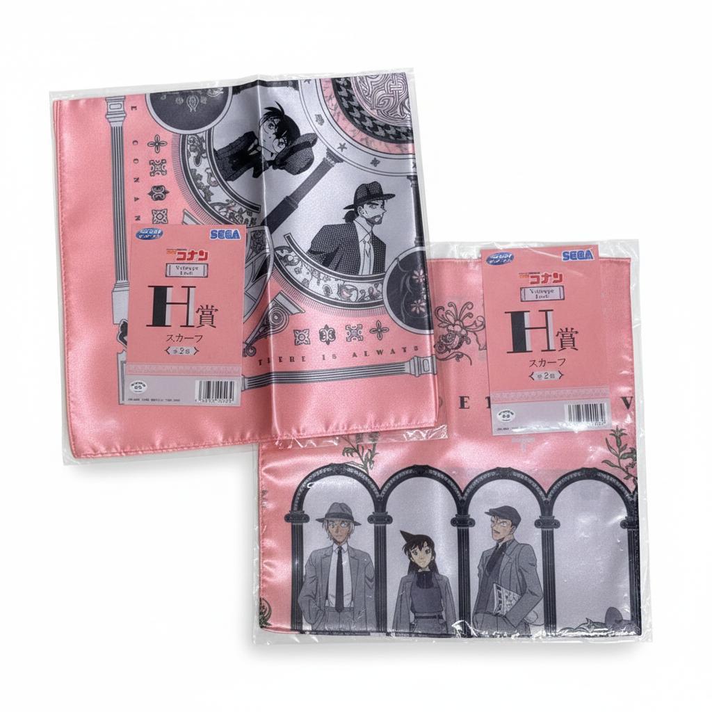 未開封 名探偵コナン セガくじ Vintage Look スカーフ ファイル - メルカリ