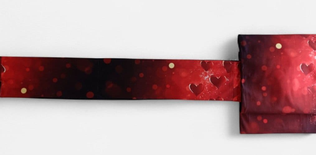 キラキラバレンタイン 名古屋帯 赤 ハート - メルカリ