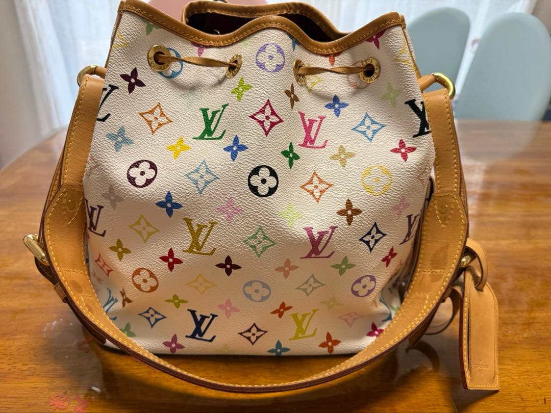 Louis Vuitton バケットバッグ ホワイト/マルチカラー 楽天市場】ルイヴィトン LOUIS VUITTON マルチカラー 新品同様 M13089