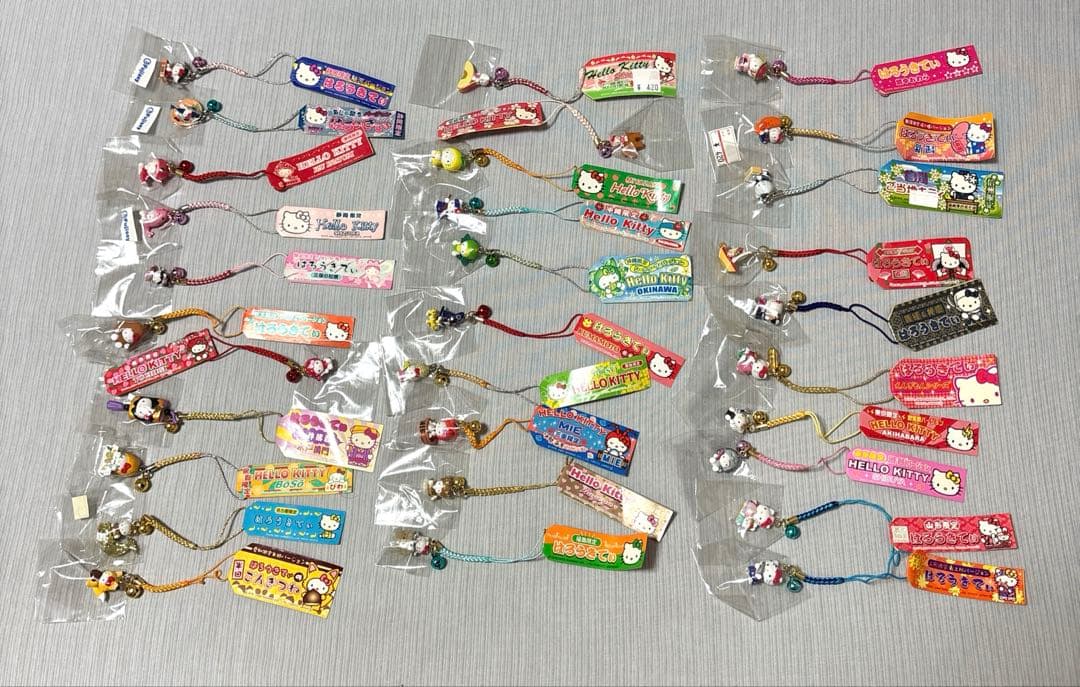 ハローキティ　値付け　ストラップ31個セット 楽天市場】ハローキティ フェアリーマスコット フォンストラップ