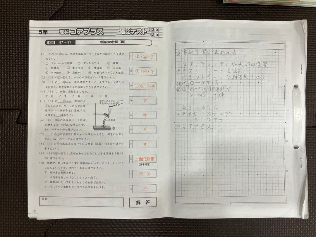 サピックス 5年 理科 小5 1-37 全 テキスト 2023年受験 コアプラス
