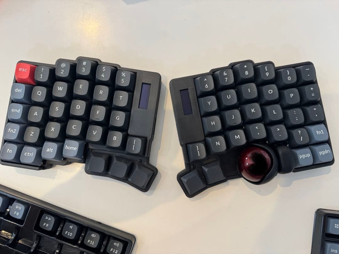 keyball61 すべて半田済み基板とトラックボール基板 動作確認済