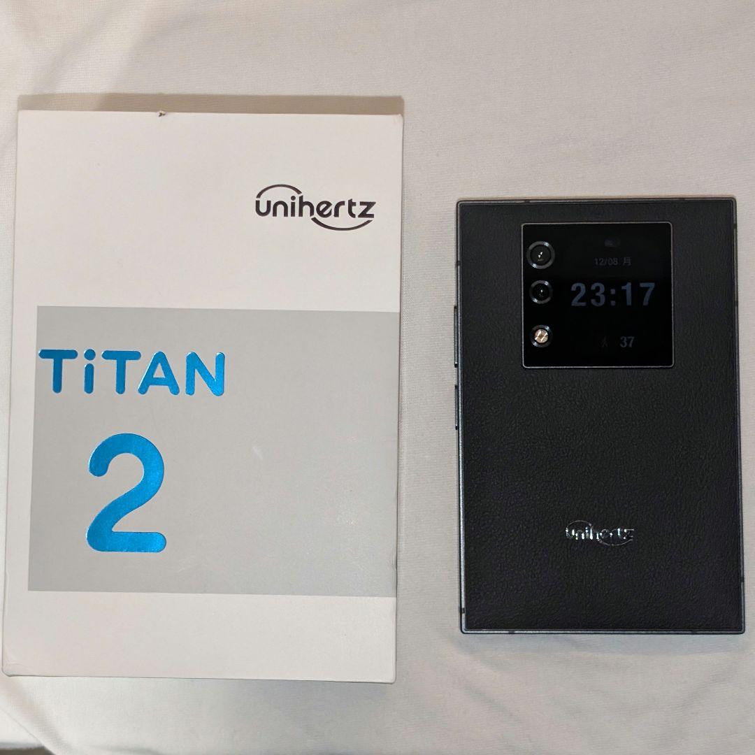unihertz Titan 2 ブラック 本体 美品 おまけ付き Unihertz Titan 2 ブラック 美品 - メルカリ
