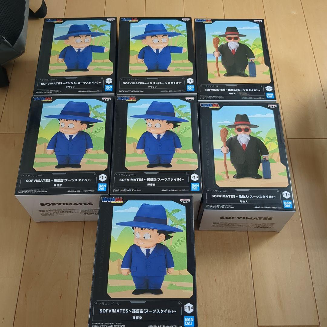 ドラゴンボール SOFVIMATES 孫悟空 クリリン 亀仙人 スーツスタイル