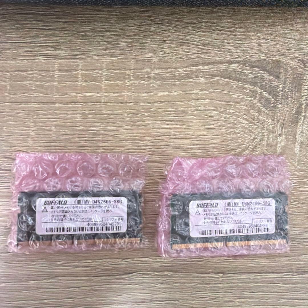 MV-D4N2666-S8G 2個セット 8GBメモリ×2