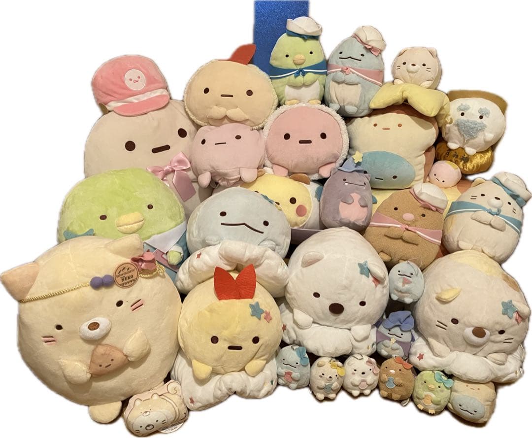 すみっコぐらし　ぬいぐるみ　まとめ売り すみっコぐらし - すみっコぐらしおすしぬいぐるみセット【2026年4月