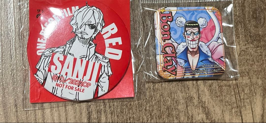 ONE PIECE 限定缶バッジ 東京ワンピースタワー スクエア缶バッジ