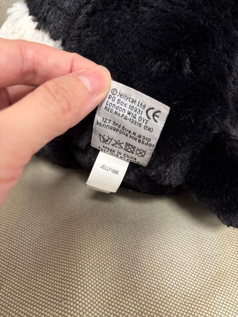 ジェリーキャット jellycat 猫 ぬいぐるみ tuxedo