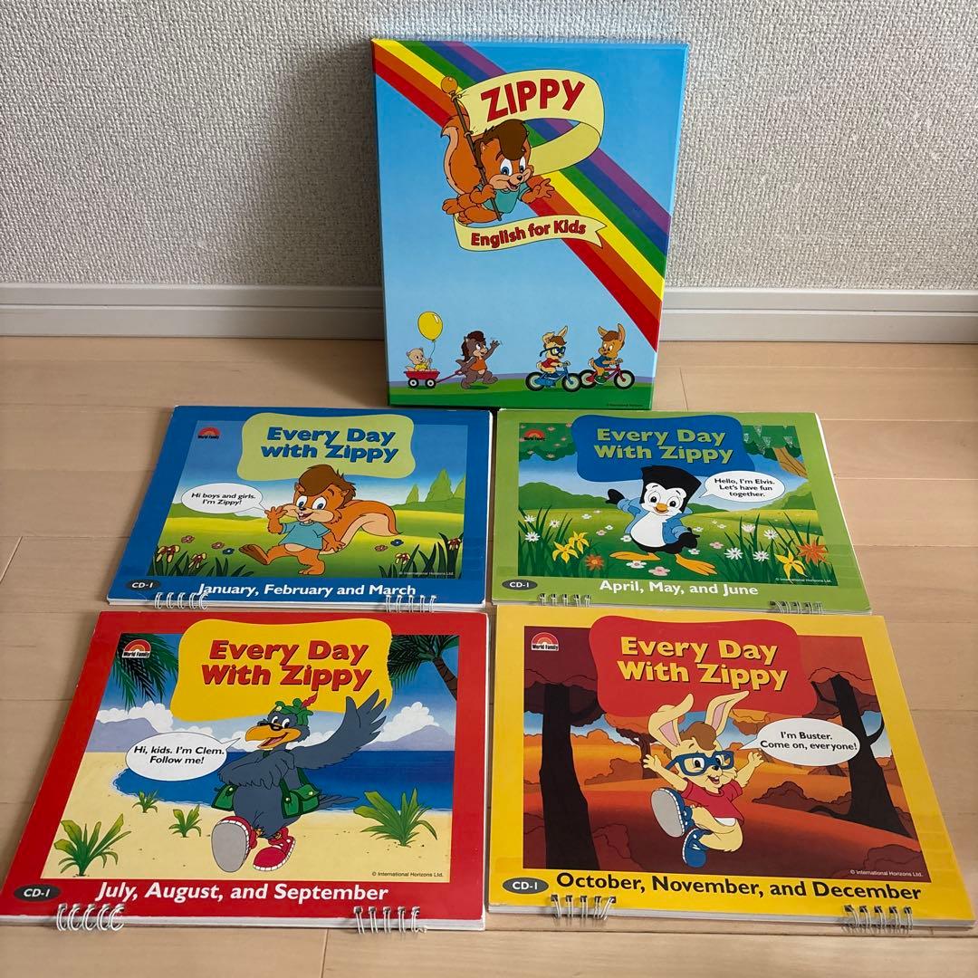 Every Day With Zippy 絵本・DVDフルセット - メルカリ
