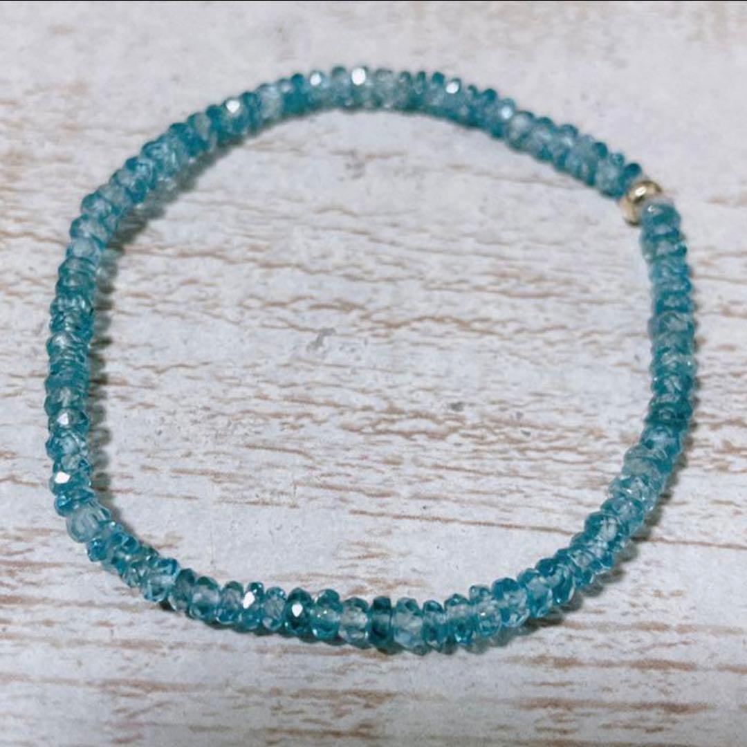 Yjkayさま•*¨*•.¸♬︎専用出品♡ブルージルコン ブレスレット - メルカリ