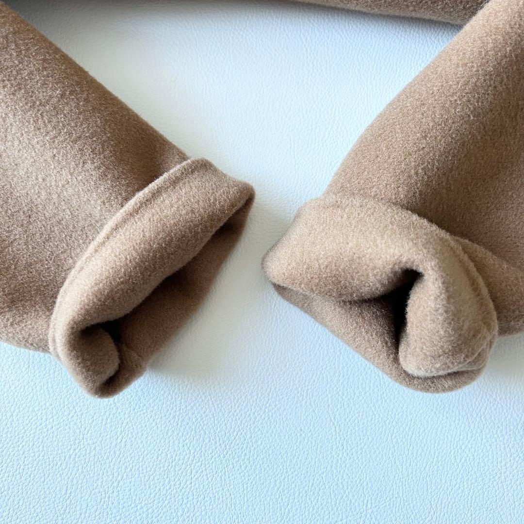 3069y美品 na.eアリュールリバーコート キャメル ベルト付き - メルカリ