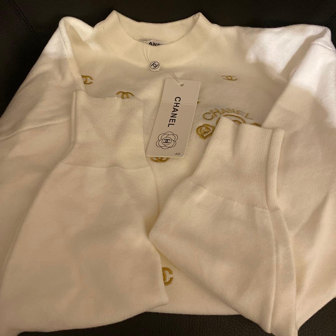 CHANELニットFREE size ノベルティ - メルカリ