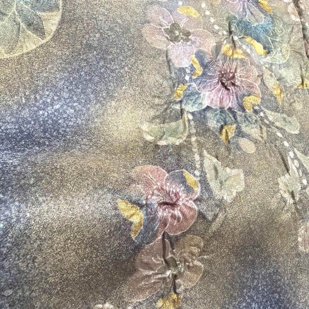 正絹　訪問着《辻ヶ花　銀通し》