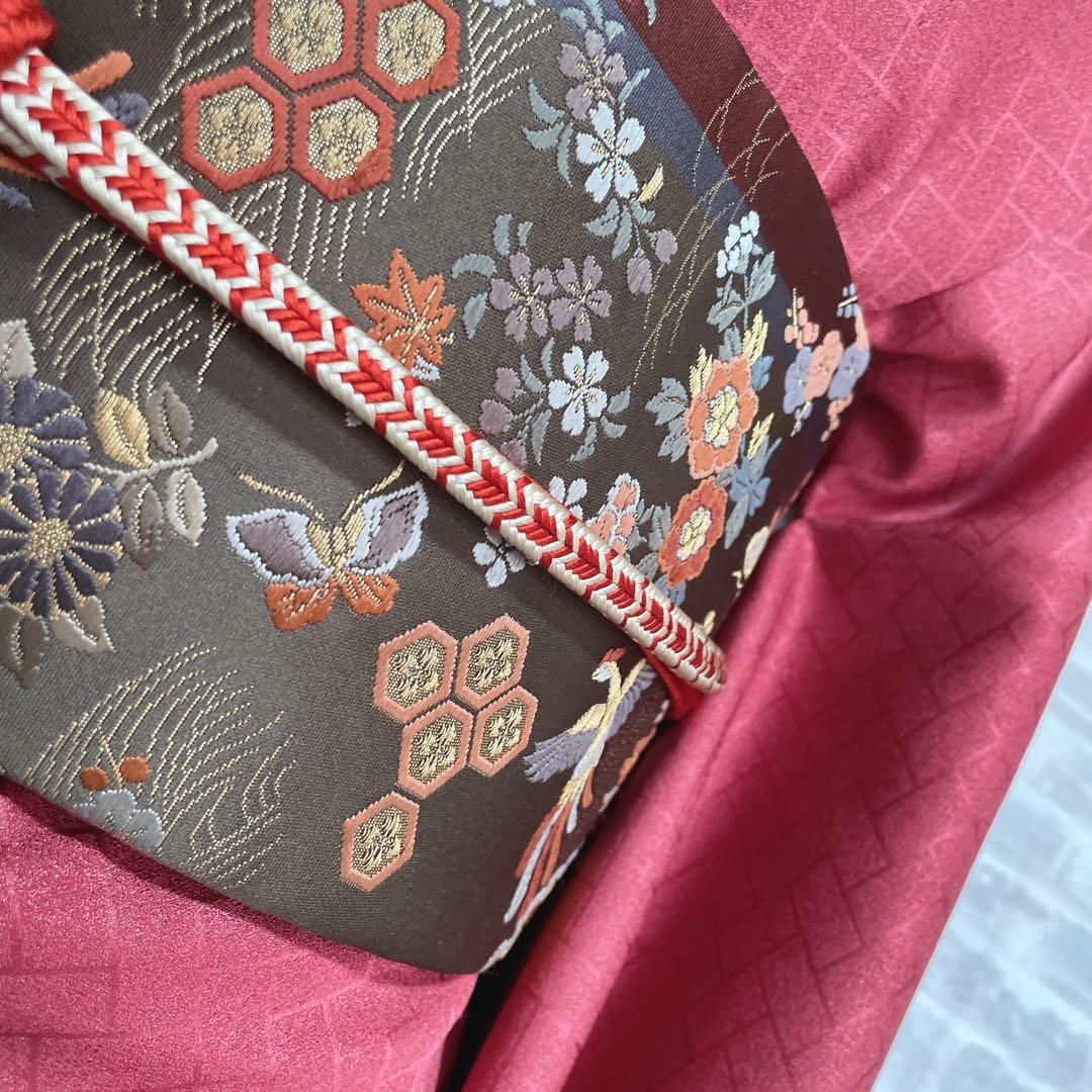 訪問着 フルセット 桧垣地紋 花丸紋 艶やか 着物 付け下げ I6 - メルカリ