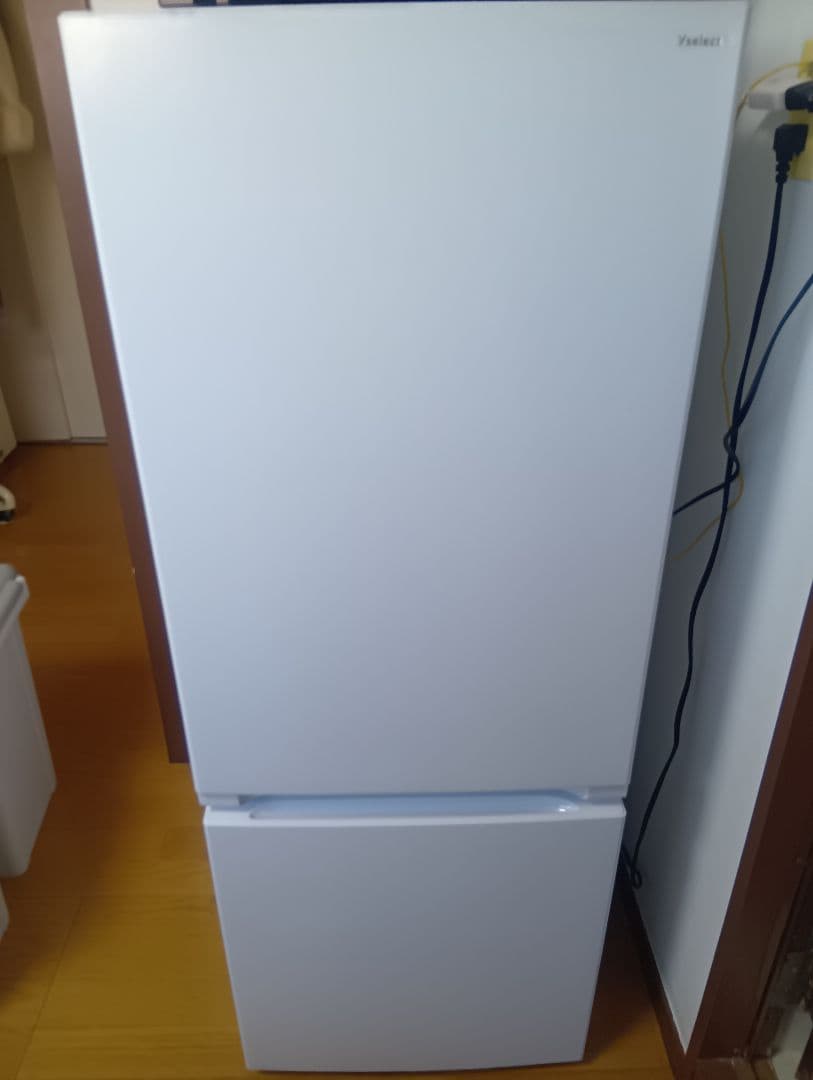 【りこ】冷蔵庫 ヤマダセレクト 156ＬYRZ-F15J 一人暮らし 単身 yselect YAMADASELECT (ヤマダセレクト） YRZ-F15J 2ドア冷蔵庫 (156L