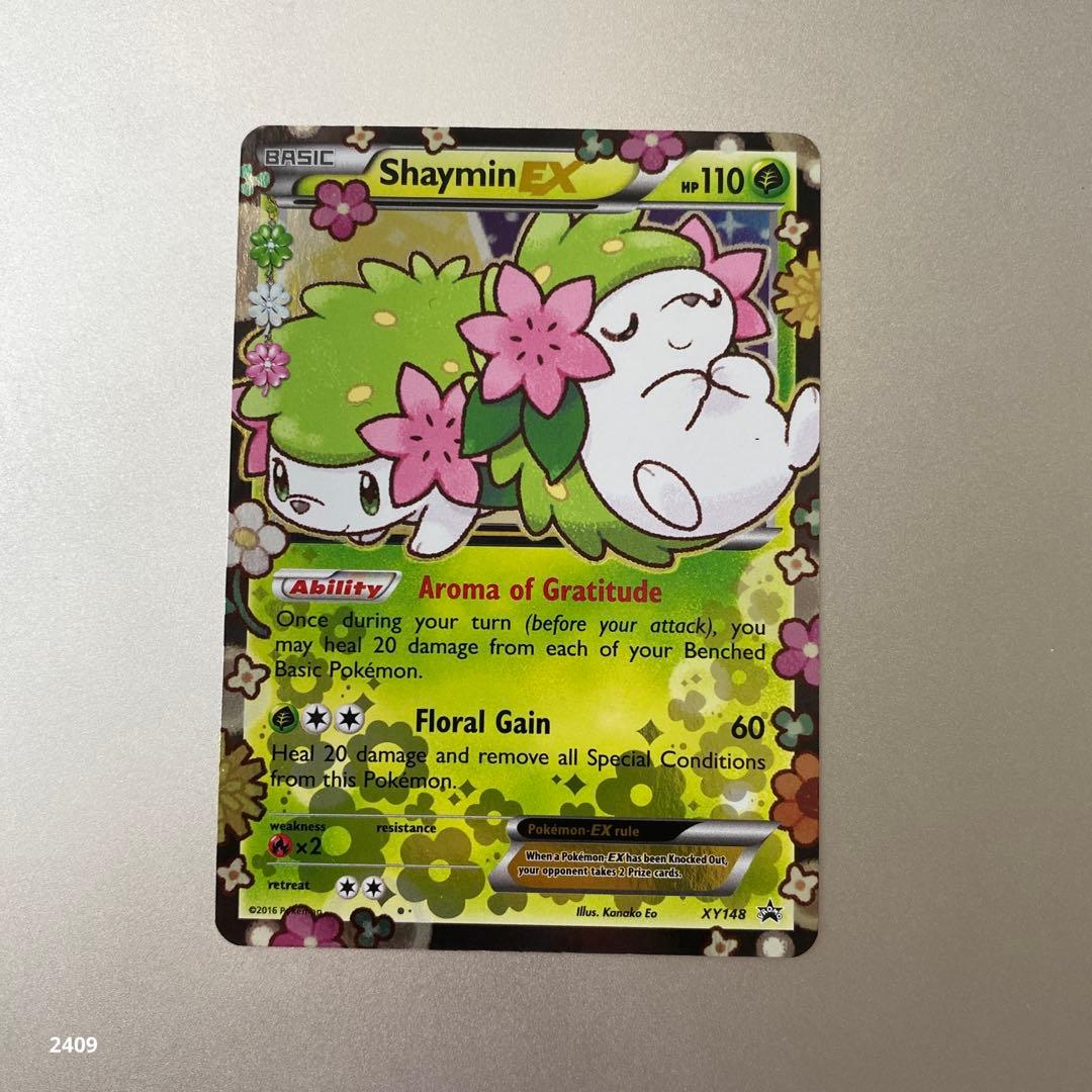 シェイミEX 英語版ポケモンカード プロモ ポケキュン - メルカリ