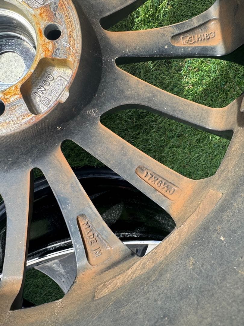 wed's LEONIS 17インチ　PCD100 4H 6.5j 4本SET