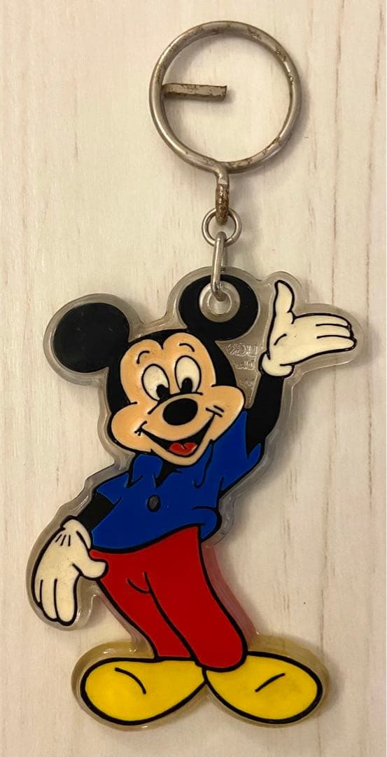 ヴィンテージ 東京ディズニーランド ミッキーマウス キーホルダー 80s