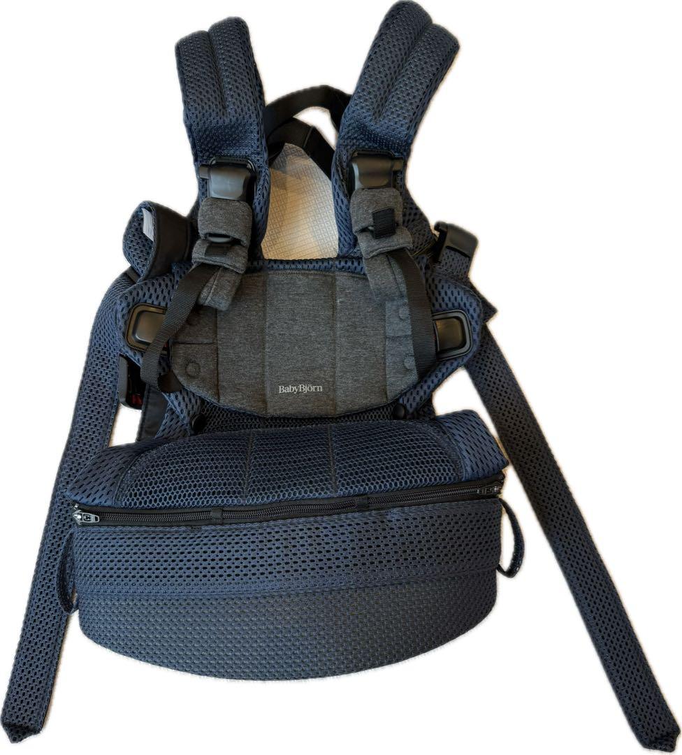 お値下げ☆ベビービョルン　ハーモニー　抱っこ紐 ネイビー メッシュ BABYBJORN（ベビービョルン） 抱っこ紐 ハーモニー ネイビーブルー