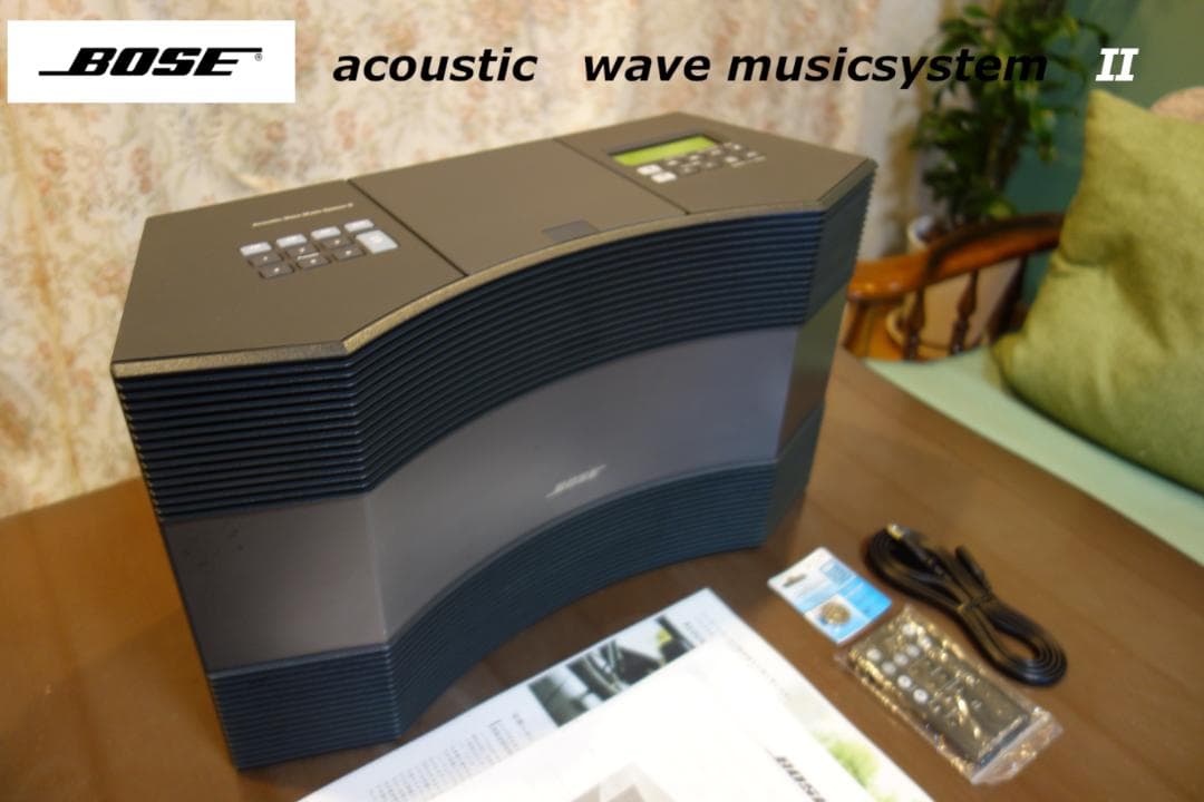 BOSE Acoustic Wave Music System II　 動作品 Amazon.com: Bose Acoustic Wave Music System II - Platinum White