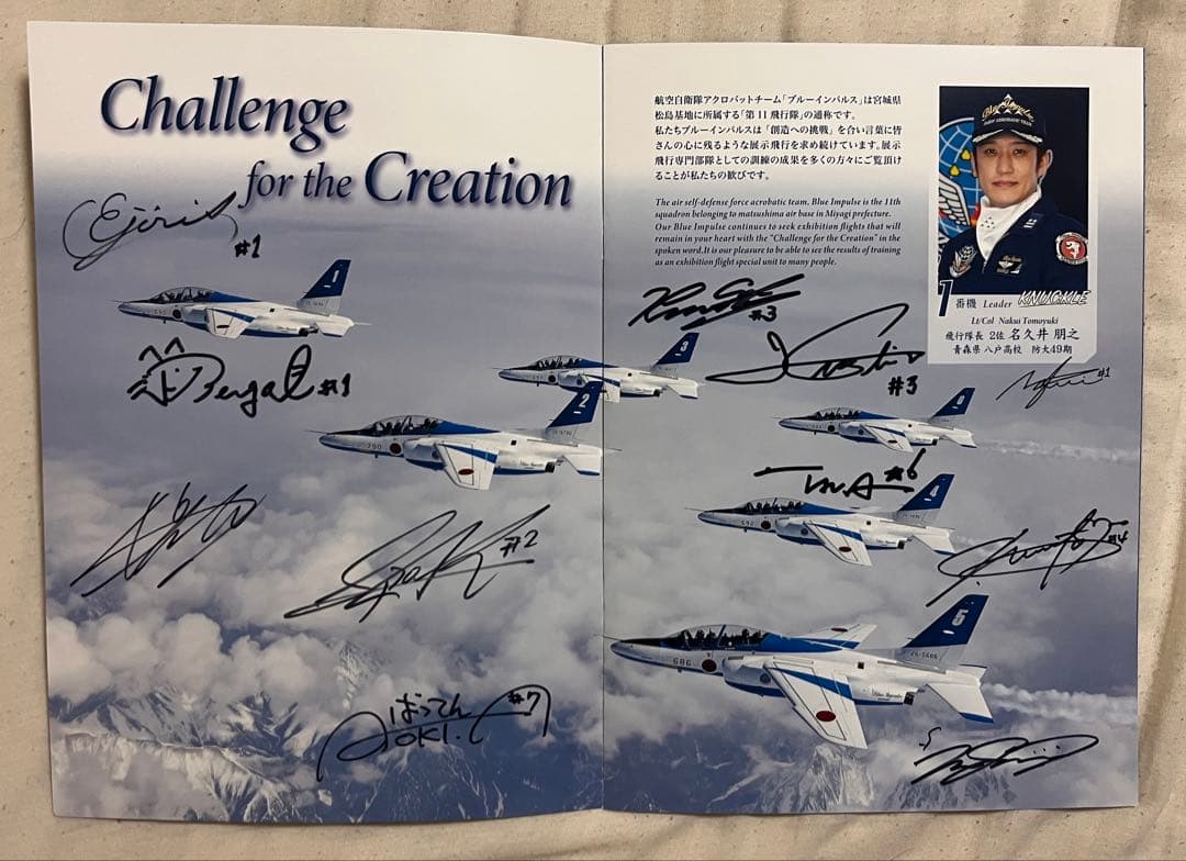 ブルーインパルス サイン入り2024パンフレット - メルカリ