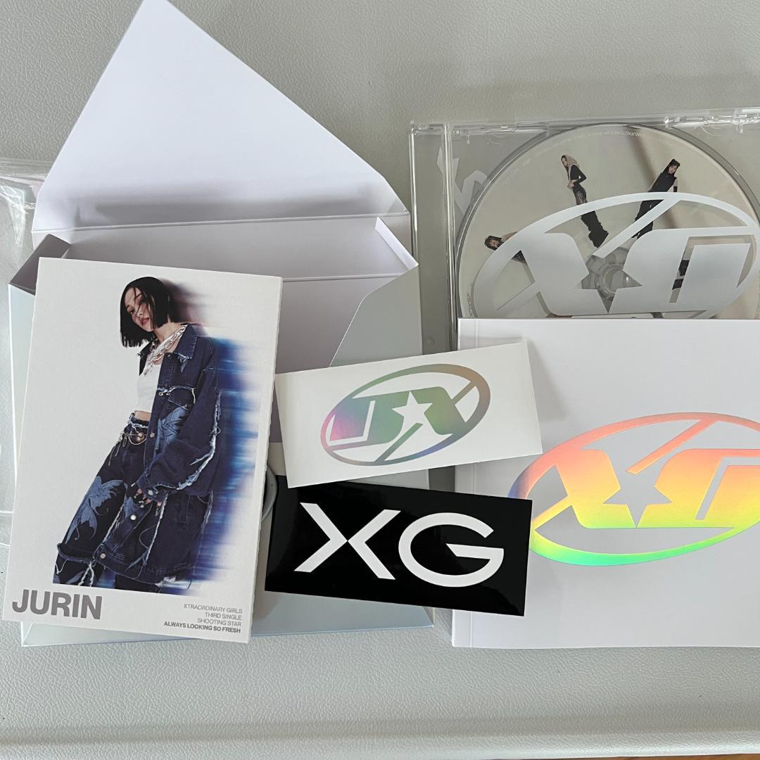 XG shooting star 開封済み トレカなし 未再生 XGが半年ぶりの新曲