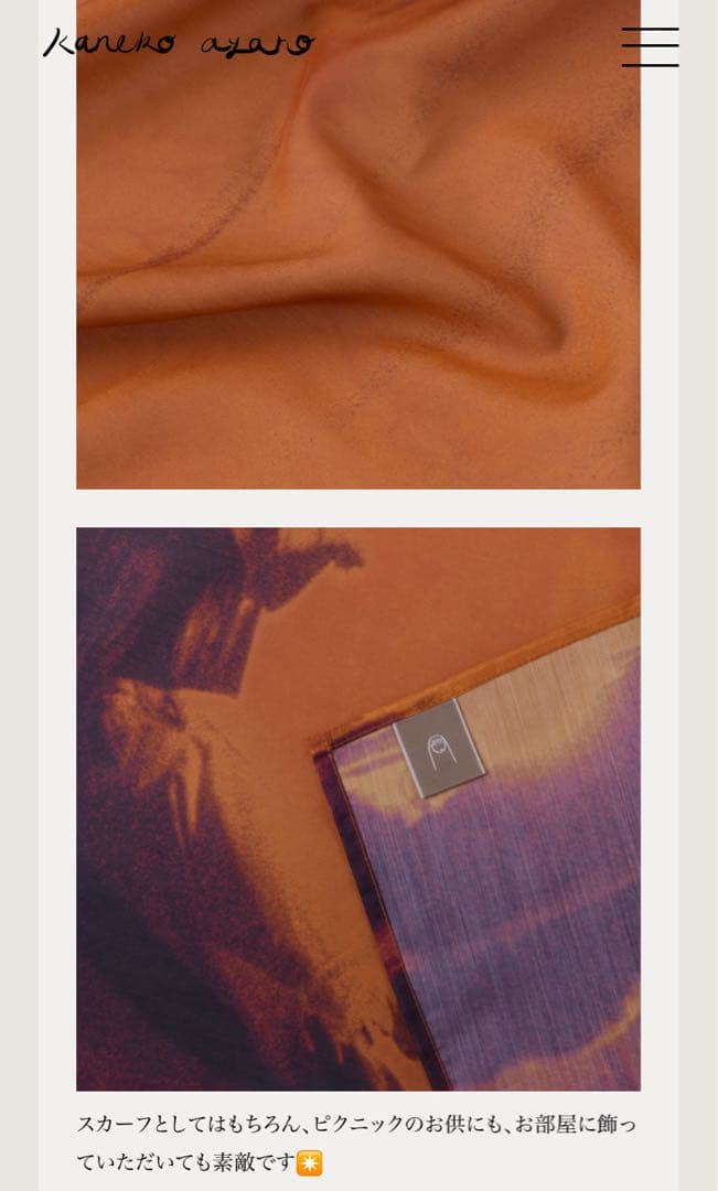 kanekoayano 武道館 ワンマンショー 2026 スカーフ カネコアヤノ