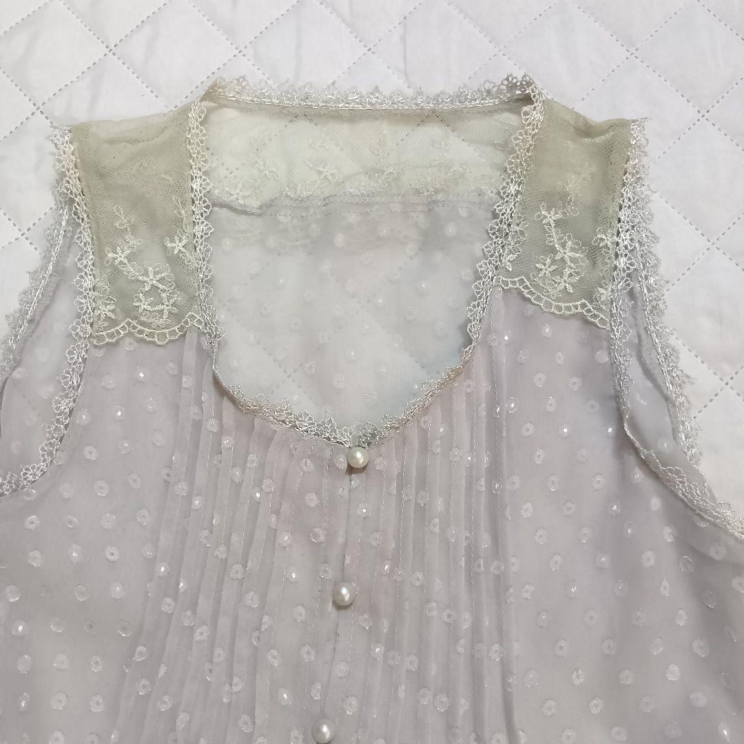 00s コケット ウィッシュコア 姫カジ ジレワンピ キャミセット レース