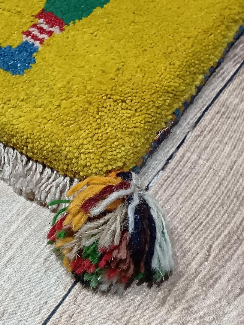 ギャロさま専用】ペルシャ絨毯 ギャッベ 座布団 手織り イラン(50)