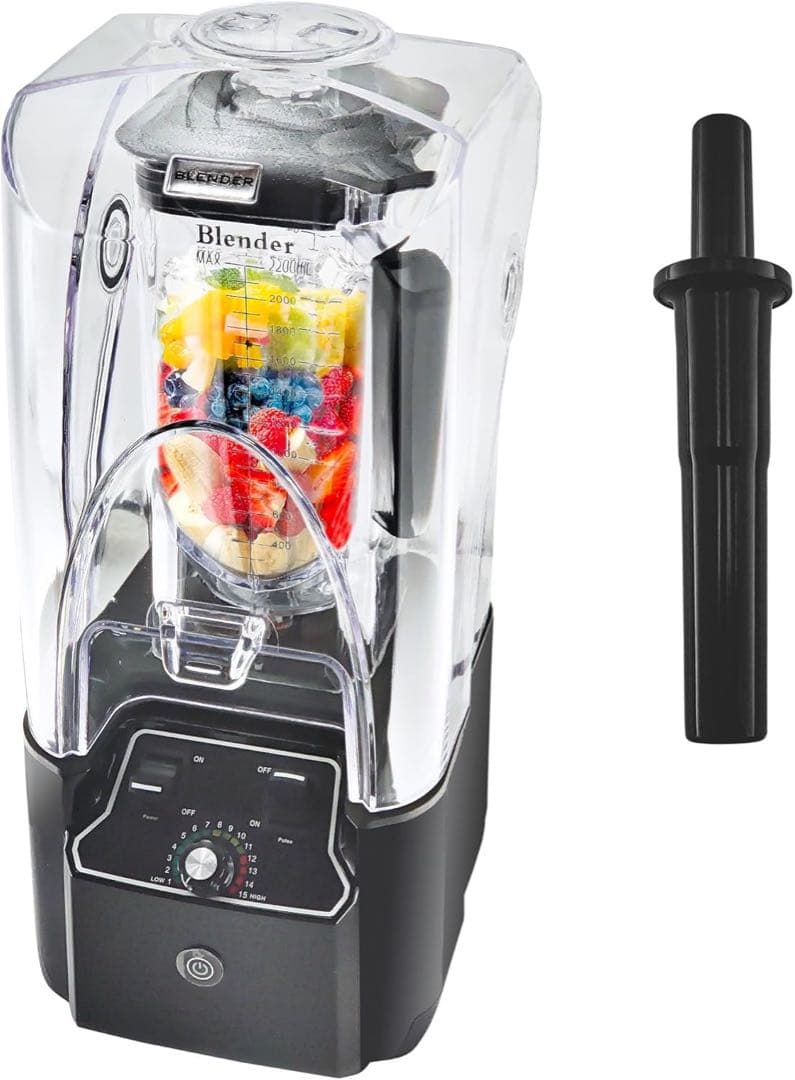 ジャンク品　ミキサー ブレンダー 2.2L 大容量 氷も砕ける 多機能 一台多役