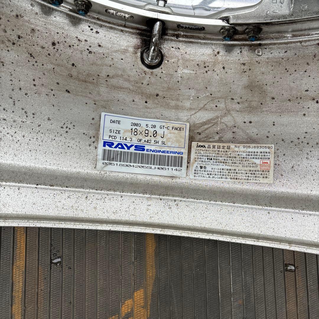 希少レイズ ボルクレーシング GT-C 17 17.18インチ - メルカリ