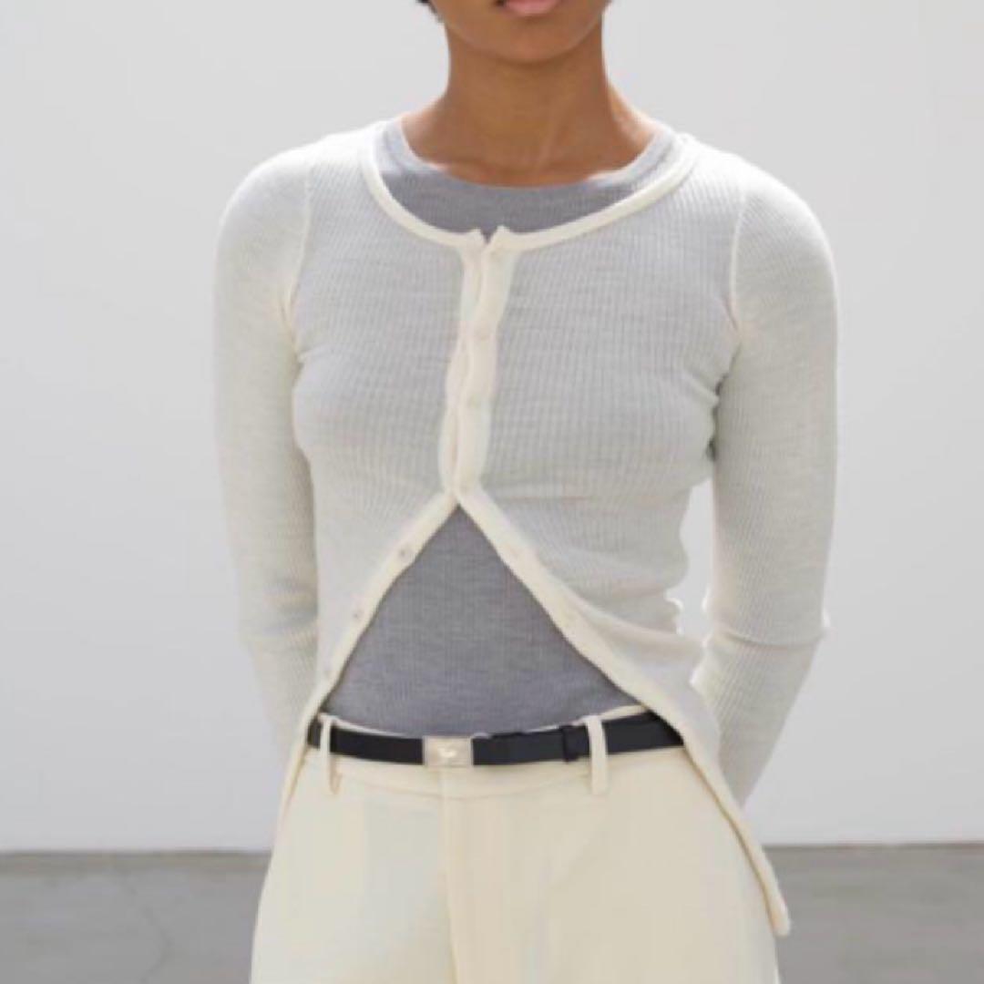 AURALEE】WOOL SOFT RIB CARDIGAN オーラリー - メルカリ