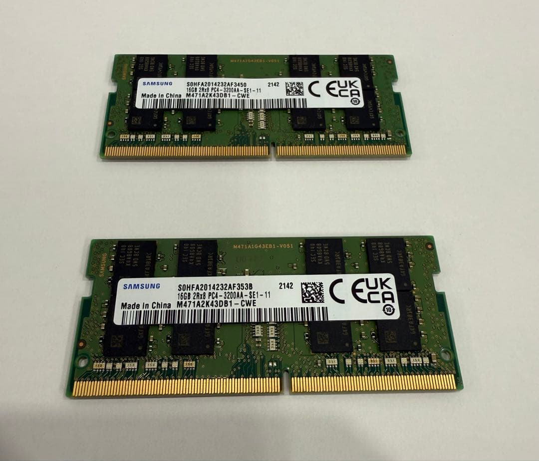 16GB メモリーセット 16GB×2枚　32GB PC4-3200 メモリー ddr4-3200 16gb×2枚 ノート」の人気商品一覧 | 安い商品を