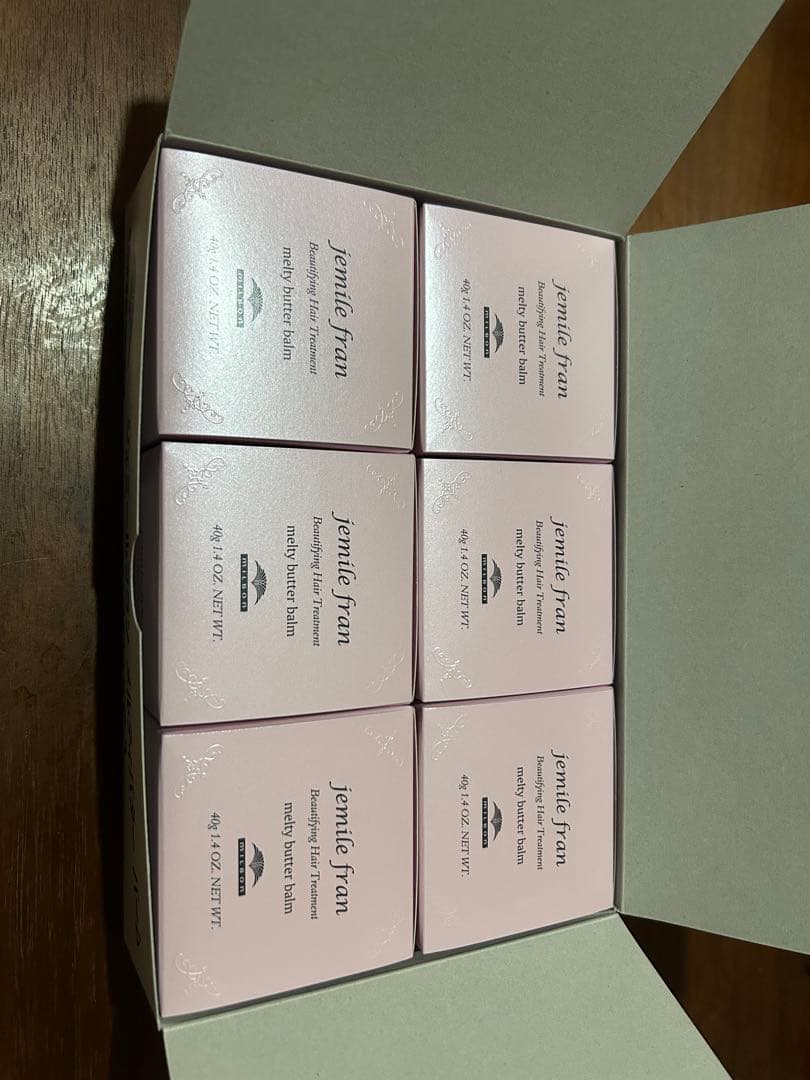 【新品・未使用】jemile fran メルティバター バーム 6個セット40g jemile fran（ジェミールフラン） ミルボン メルティバターバーム(40g