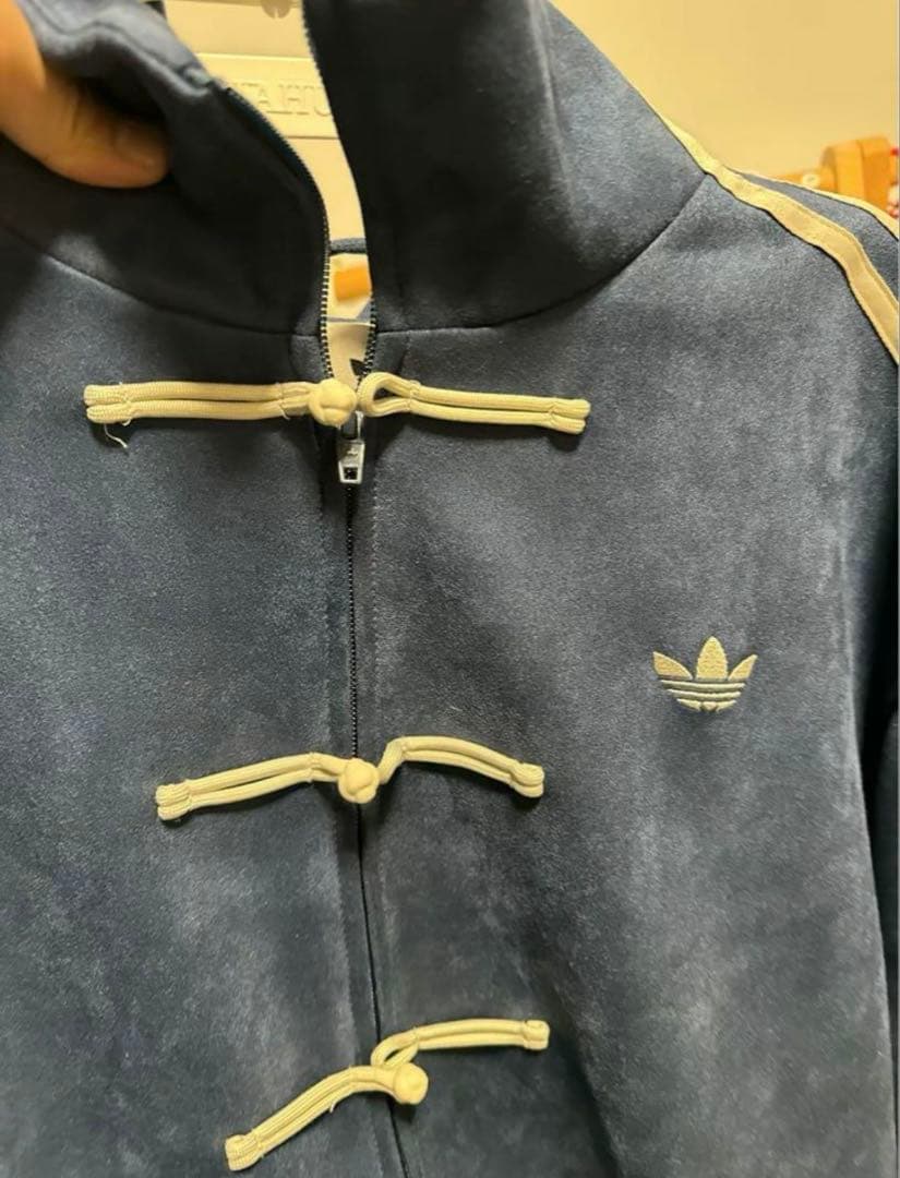 Adidas XSサイズ 中国限定 巳年 チャイナトラックジャケット ネイビー