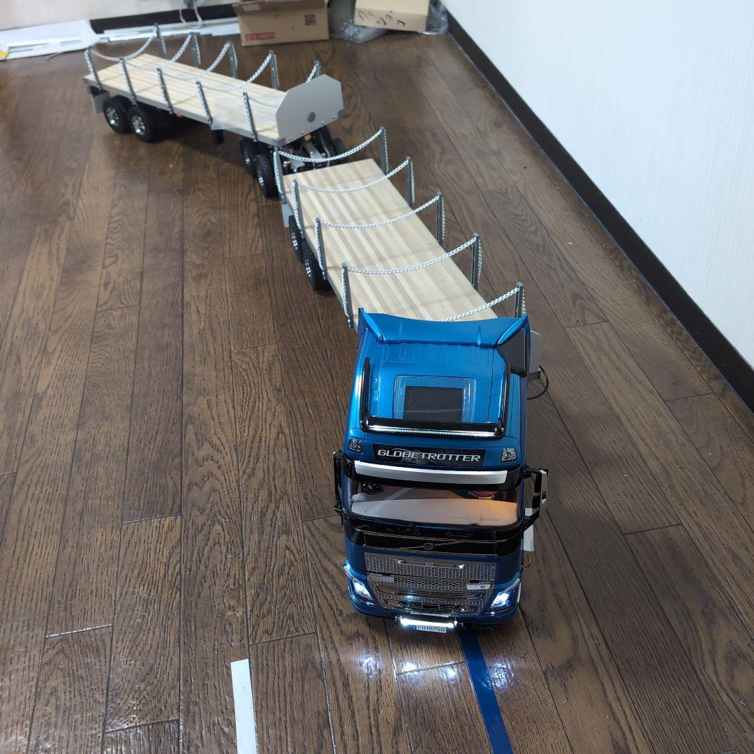 タミヤ1/14ボルボFH16ダブルストレーラー - メルカリ