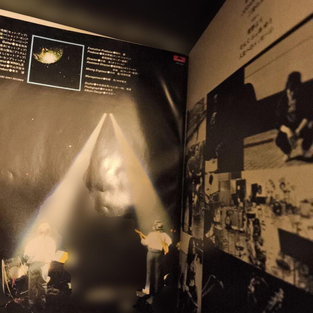 海援隊 武道館ライブ レコード サイン入り 武田鉄矢 ・中牟田俊男