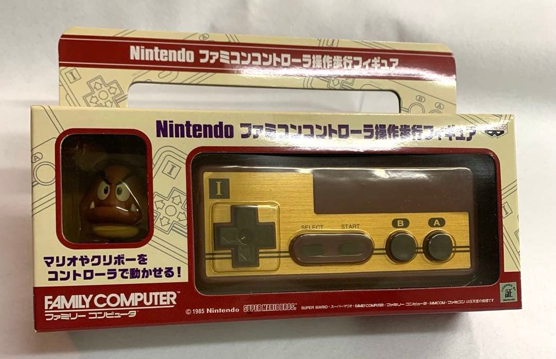 新品未開封】ファミコンコントローラー操作歩行フィギュア マリオ