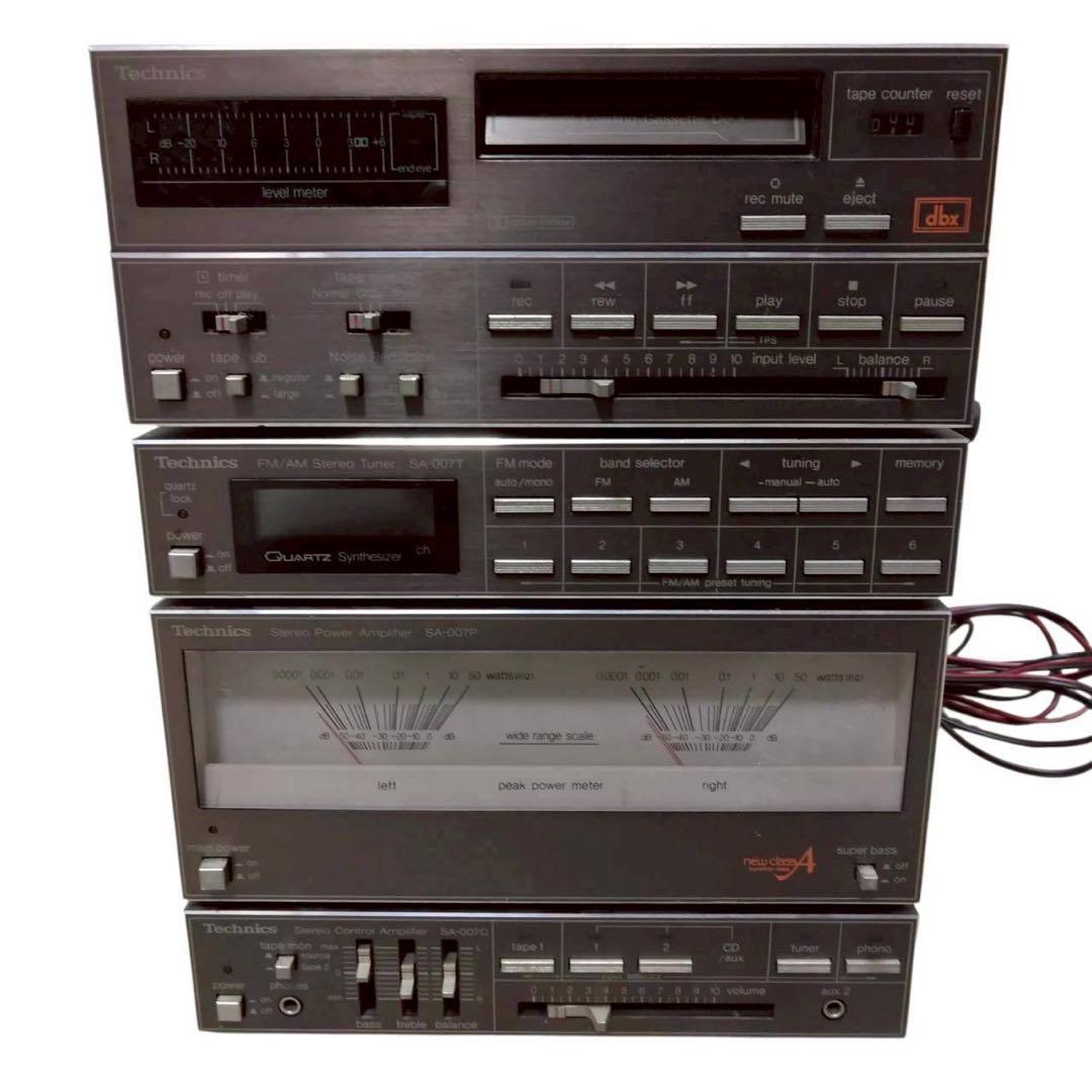 テクニクス　松下電器　ミニコンポ　ザ・コンサイス　SA-007 1983年にヴィンテージモデル SA-007 として誕生したザ・コンサイス