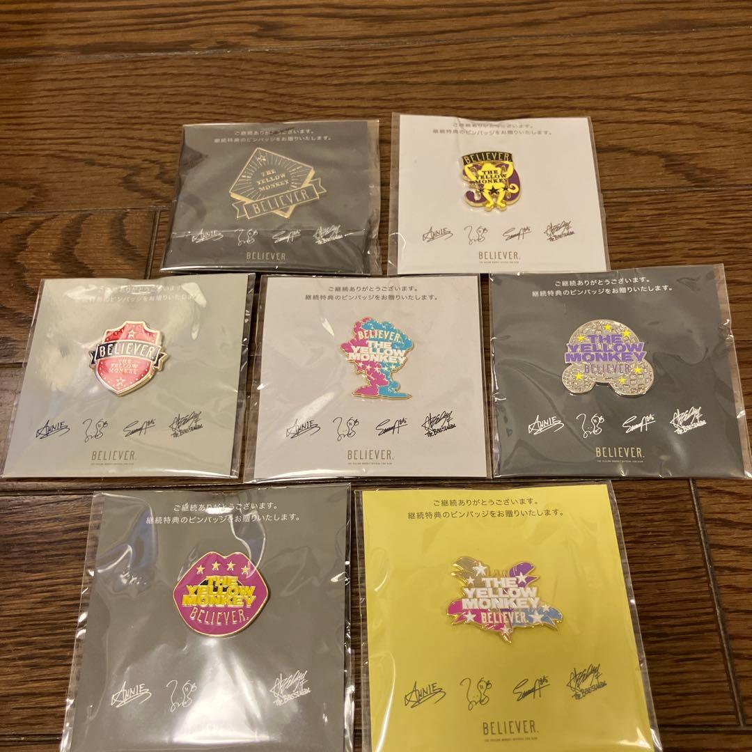 THE YELLOW MONKEY／イエモン ピンバッジ 7個セット - メルカリ